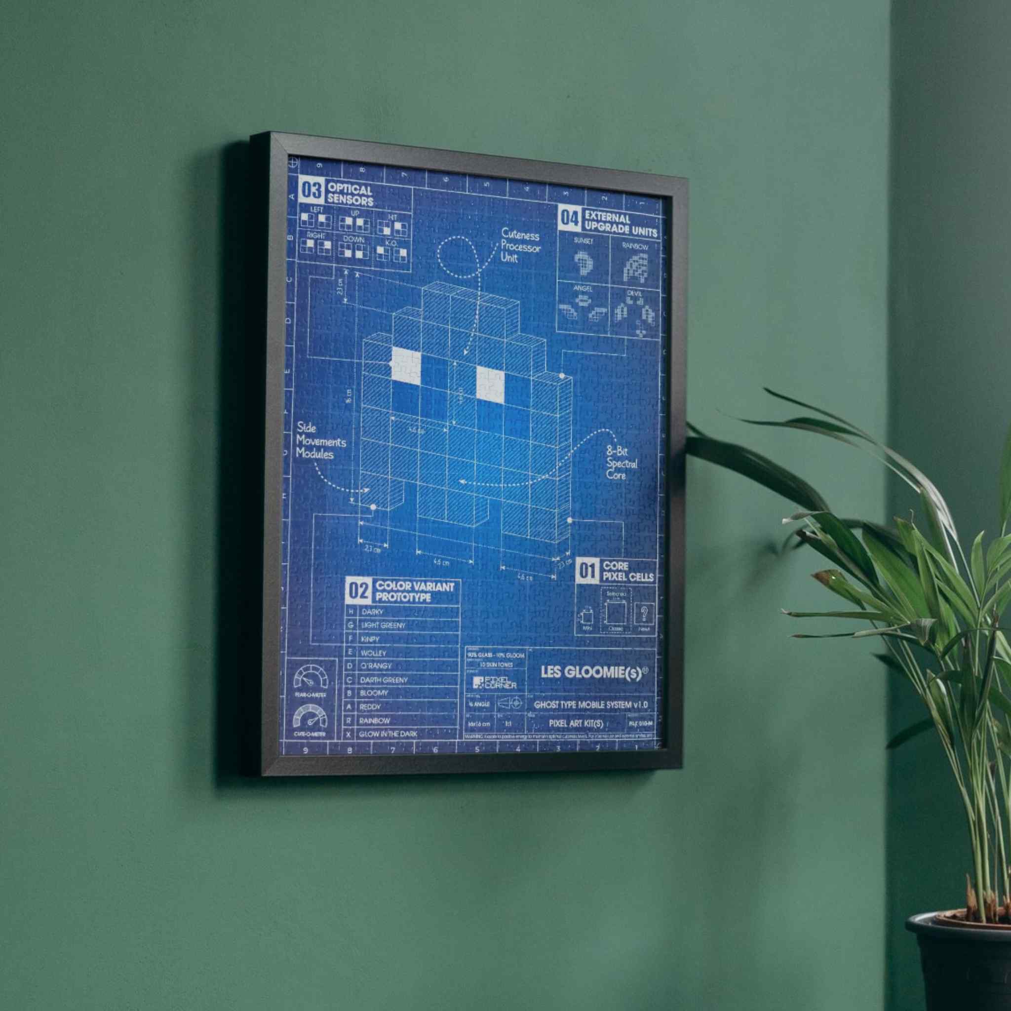 Puzzle 1000 pièces - "Blueprint: Les Gloomie(s)®" par Pixel Corner - Puzzle