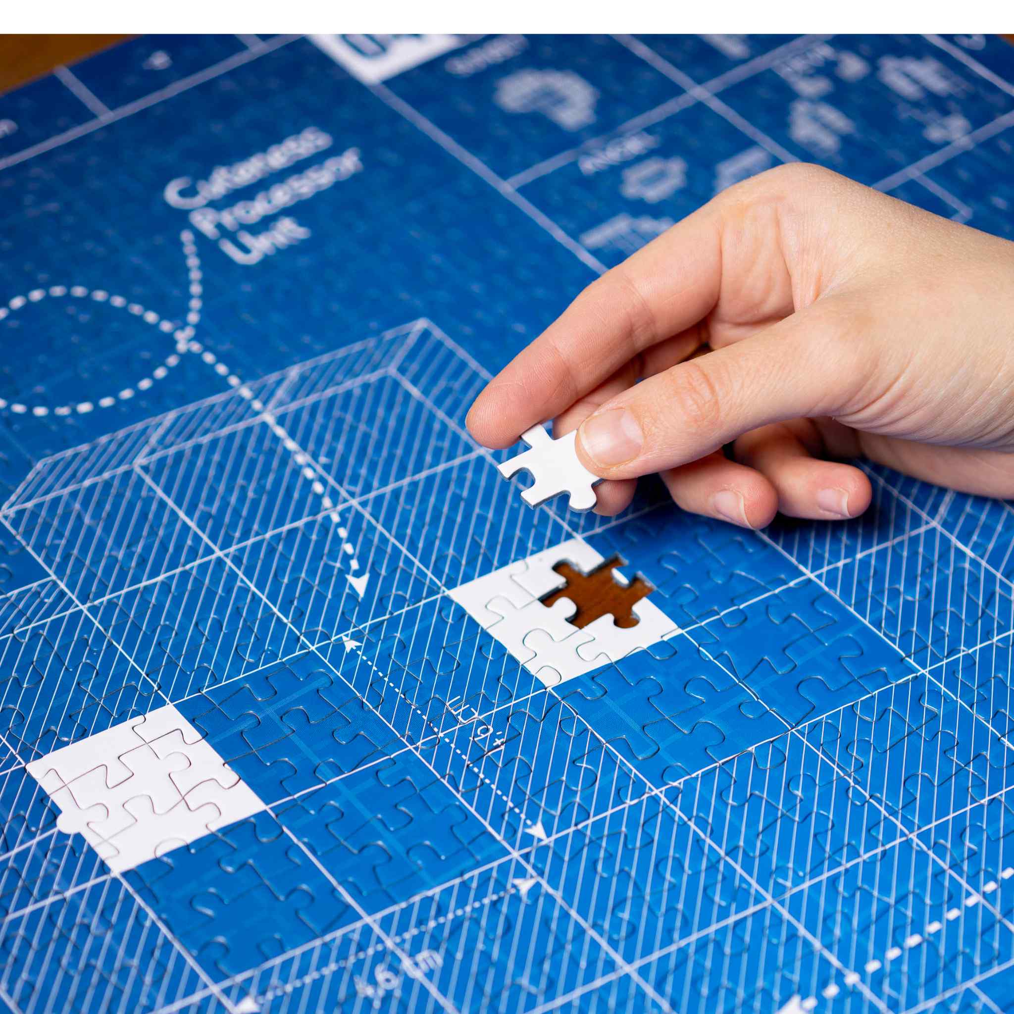 Puzzle 1000 pièces - "Blueprint: Les Gloomie(s)®" par Pixel Corner - Puzzle