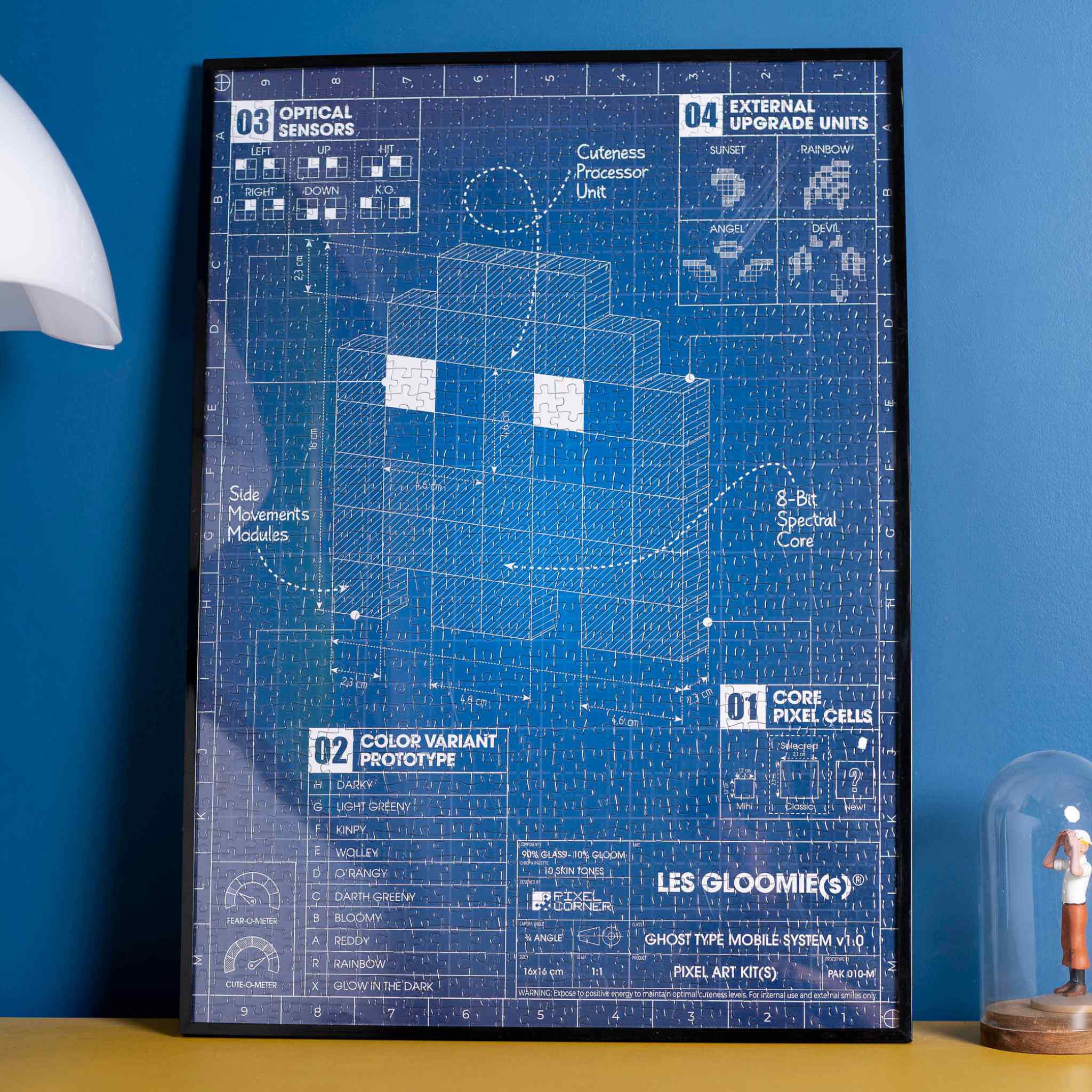 Puzzle 1000 pièces - "Blueprint: Les Gloomie(s)®" par Pixel Corner - Puzzle