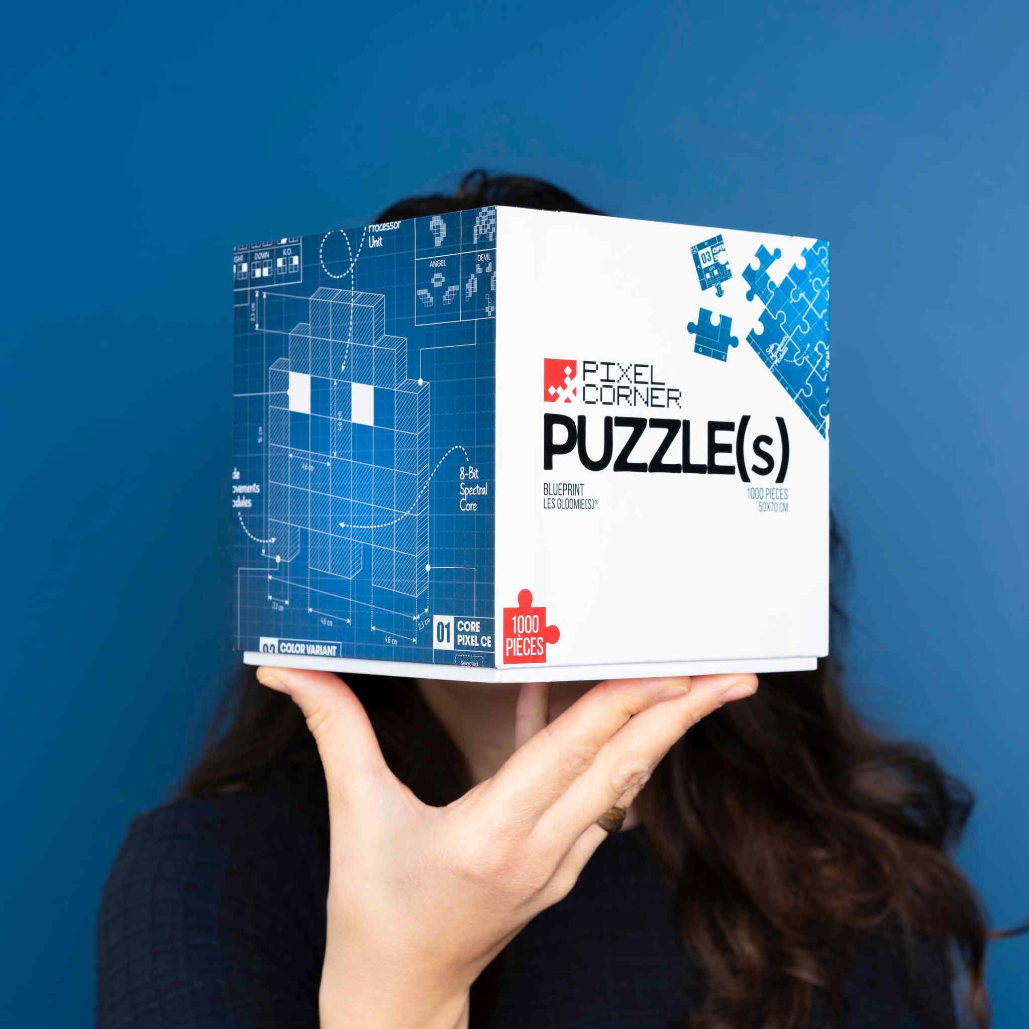 Puzzle 1000 pièces - "Blueprint: Les Gloomie(s)®" par Pixel Corner - Puzzle