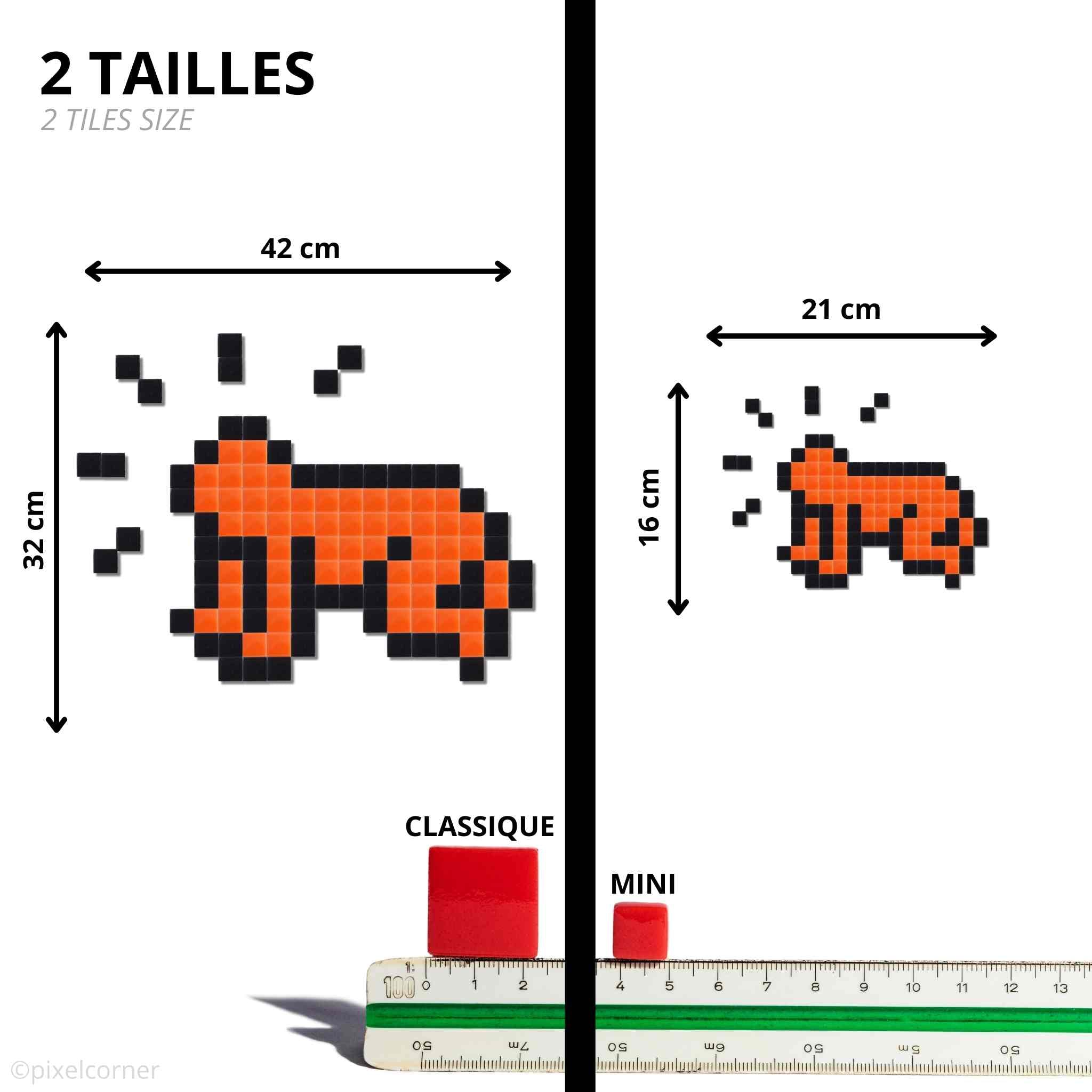 Pixel Art Kit "Baby Kiff" par Pixel Corner - Kits de loisirs créatifs