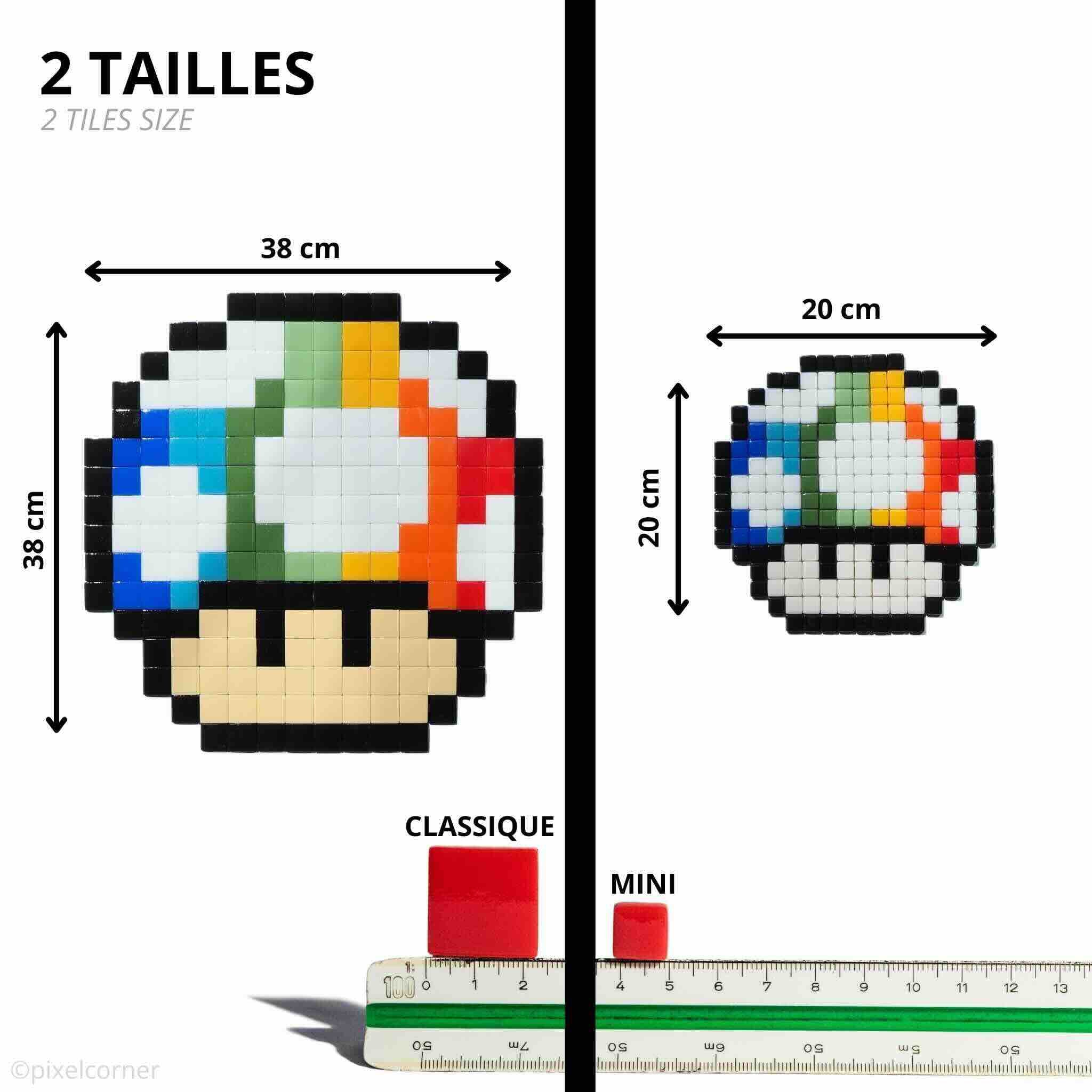 Pixel Art Kit "Big Shroom(s)" par Pixel Corner - Kits de loisirs créatifs