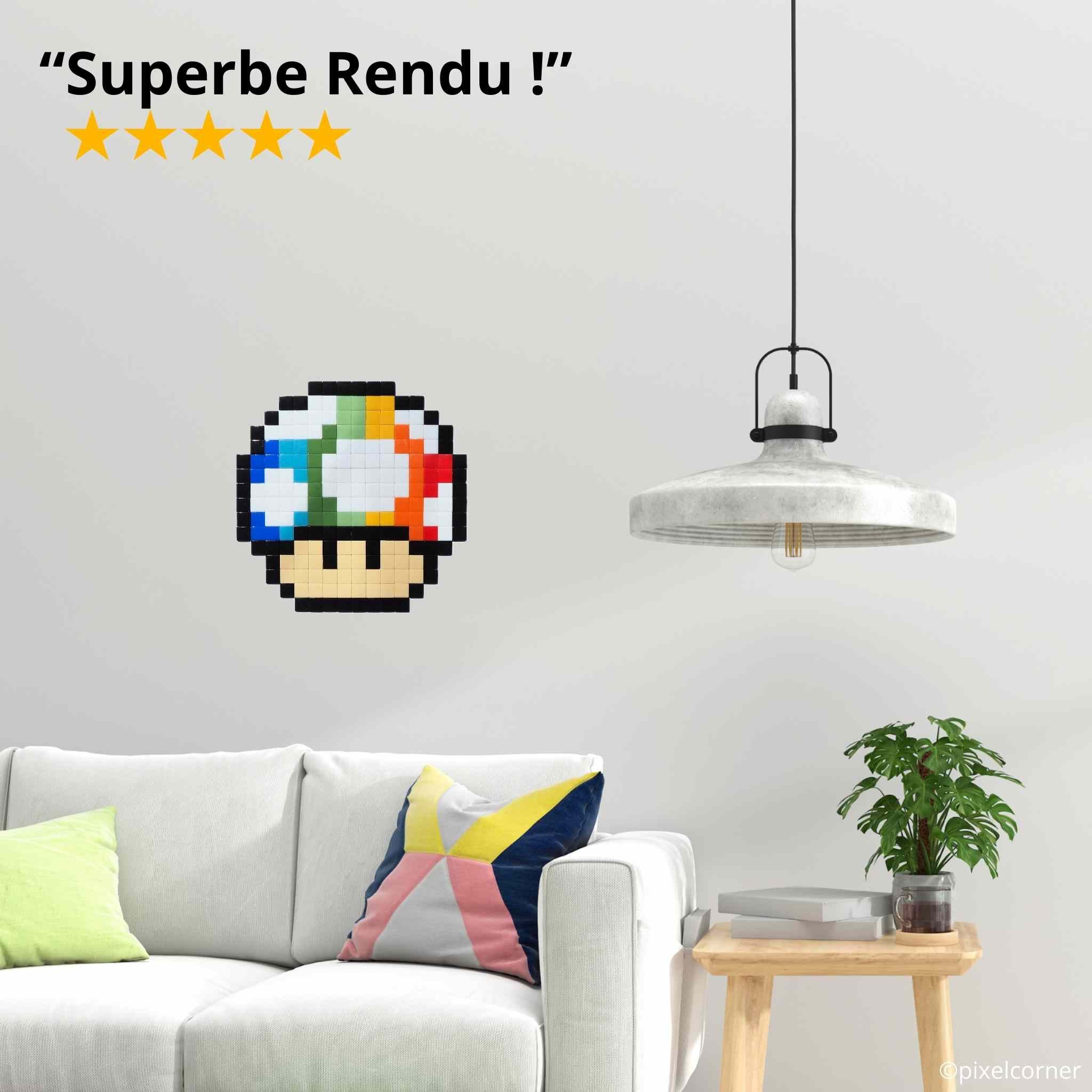 Pixel Art Kit "Big Shroom(s)" par Pixel Corner - Kits de loisirs créatifs