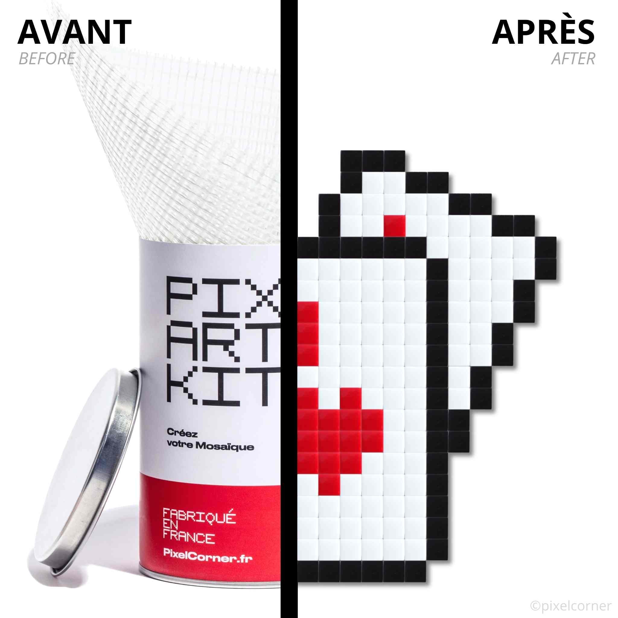 Pixel Art Kit "Carré d'As" par Pixel Corner - Kits de loisirs créatifs