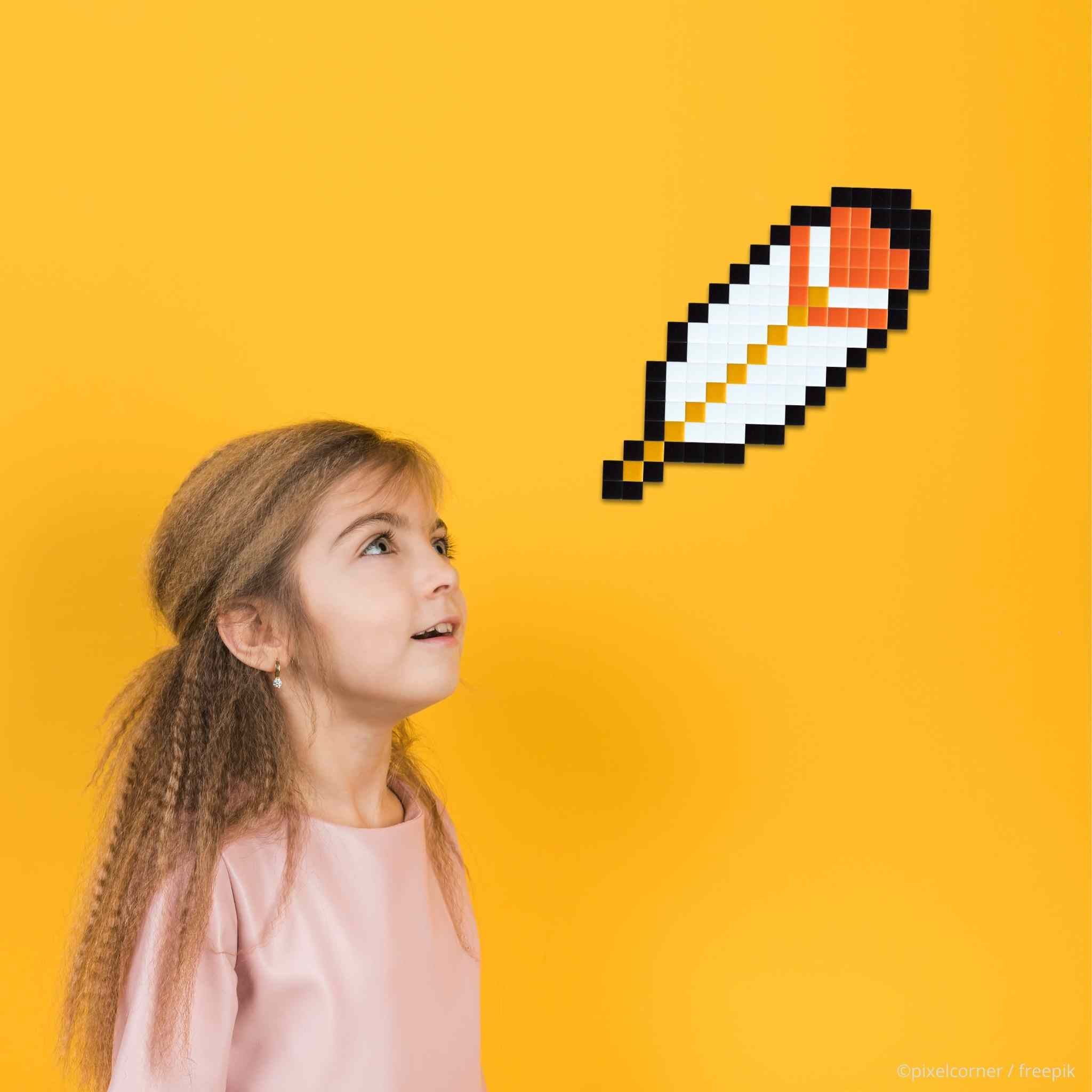 Pixel Art Kit "Feather" par Pixel Corner - Kits de loisirs créatifs
