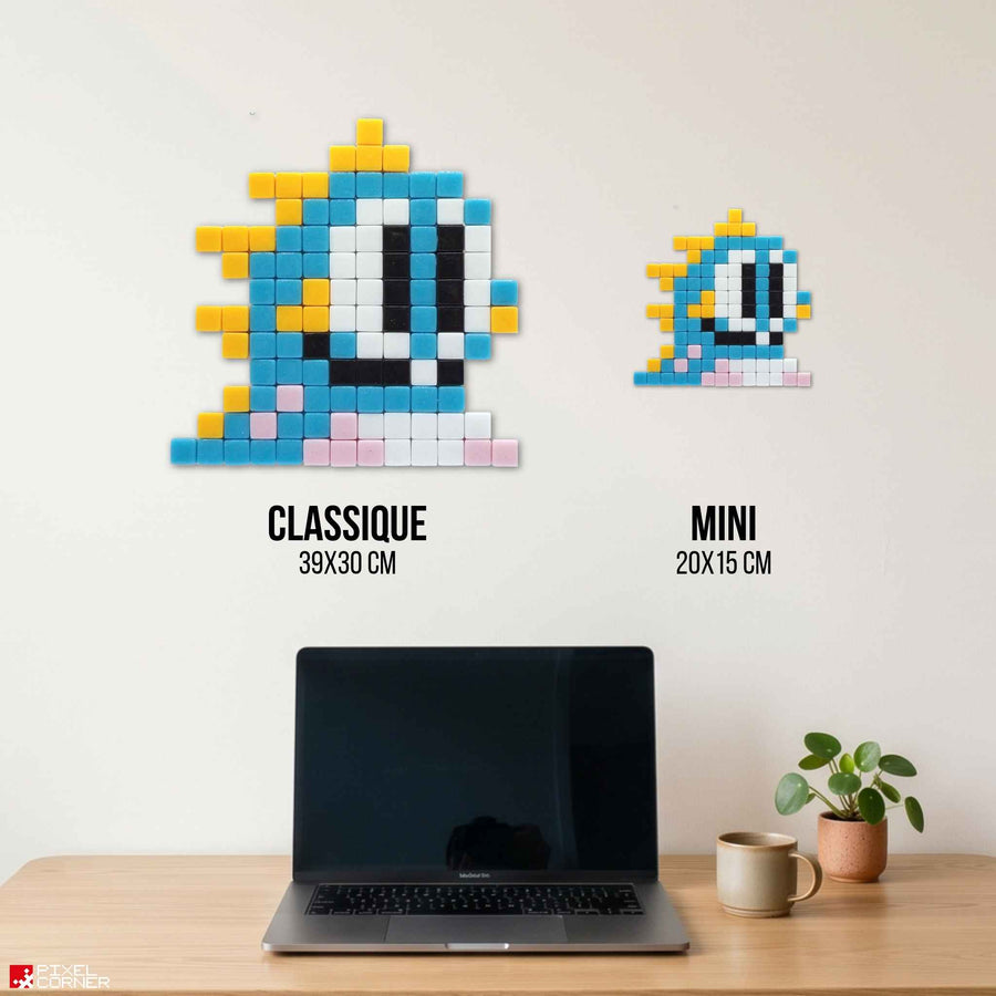 Comparaison des tailles Pixel Corner