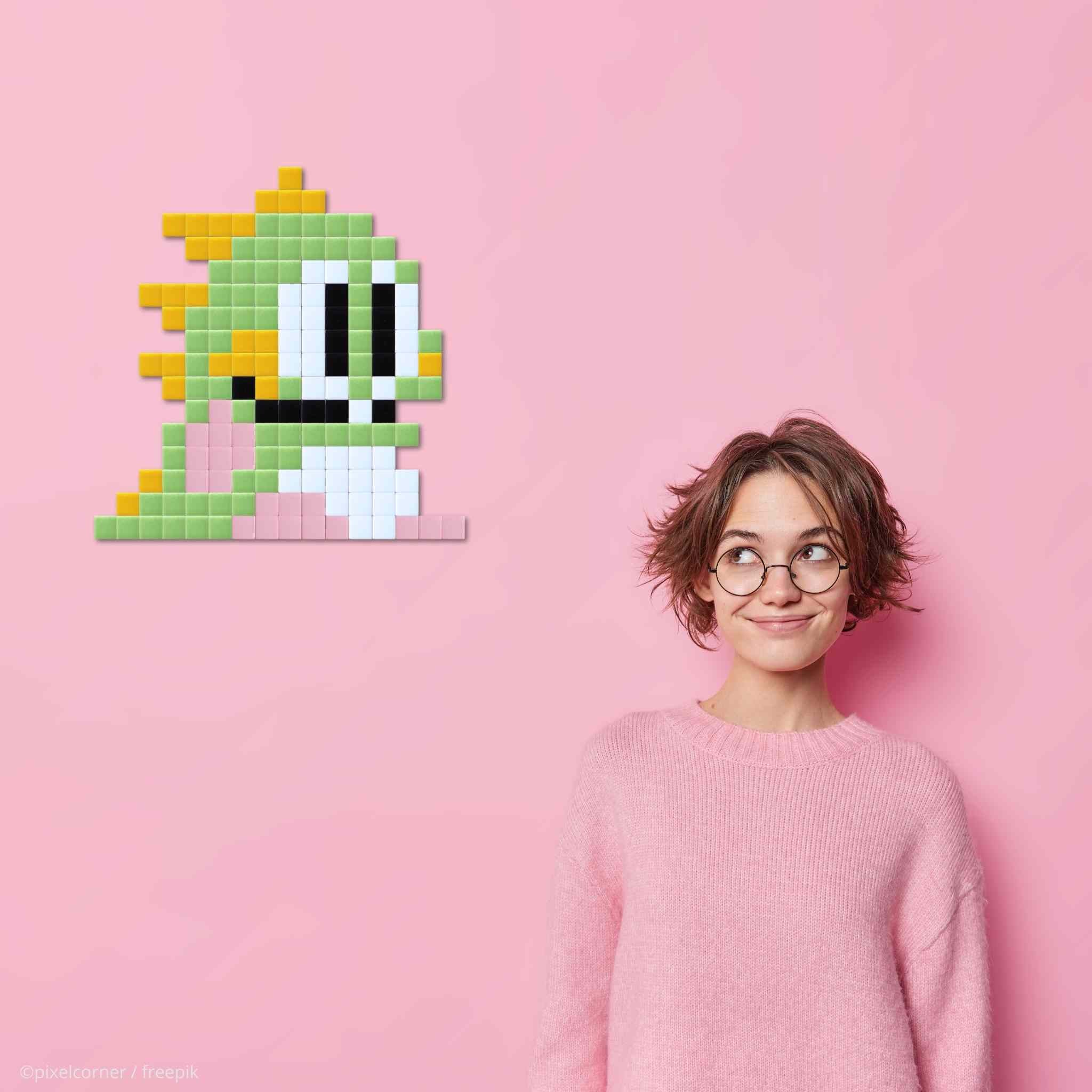 Pixel Art Kit "Kawaii Bubble" par Pixel Corner - Kits de loisirs créatifs