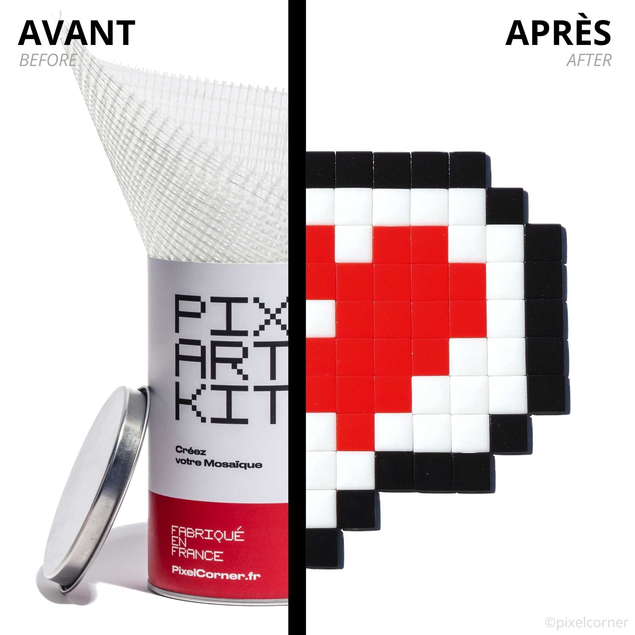 Pixel Art Kit "Love Message +" par Pixel Corner - Kits de loisirs créatifs