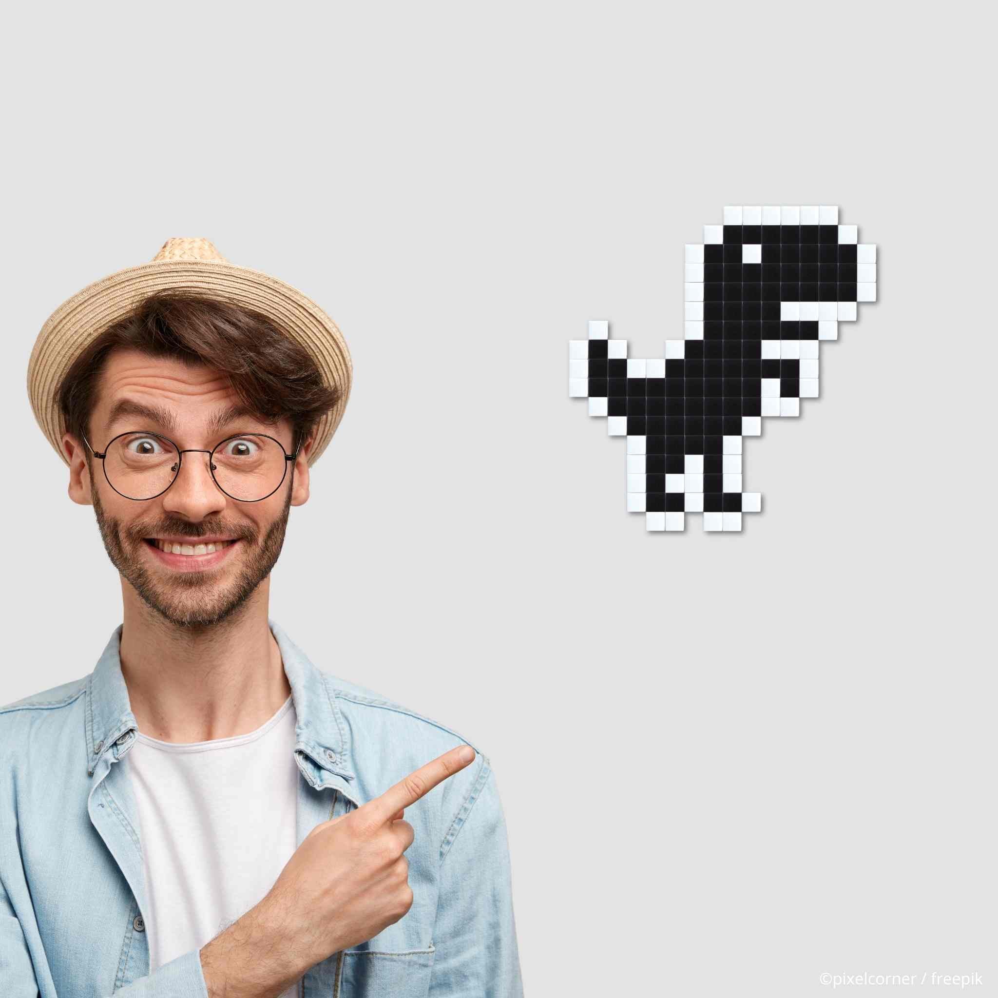 Pixel Art Kit "Off-Line" par Pixel Corner - Kits de loisirs créatifs