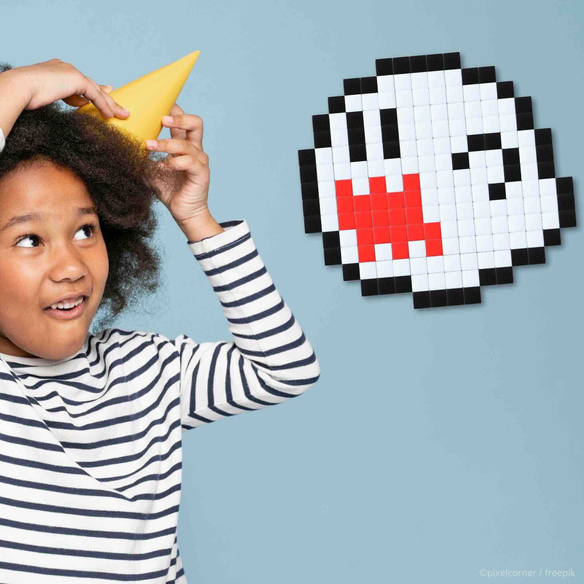 Pixel Art Kit "Pix-A-Boo" par Pixel Corner - Kits de loisirs créatifs