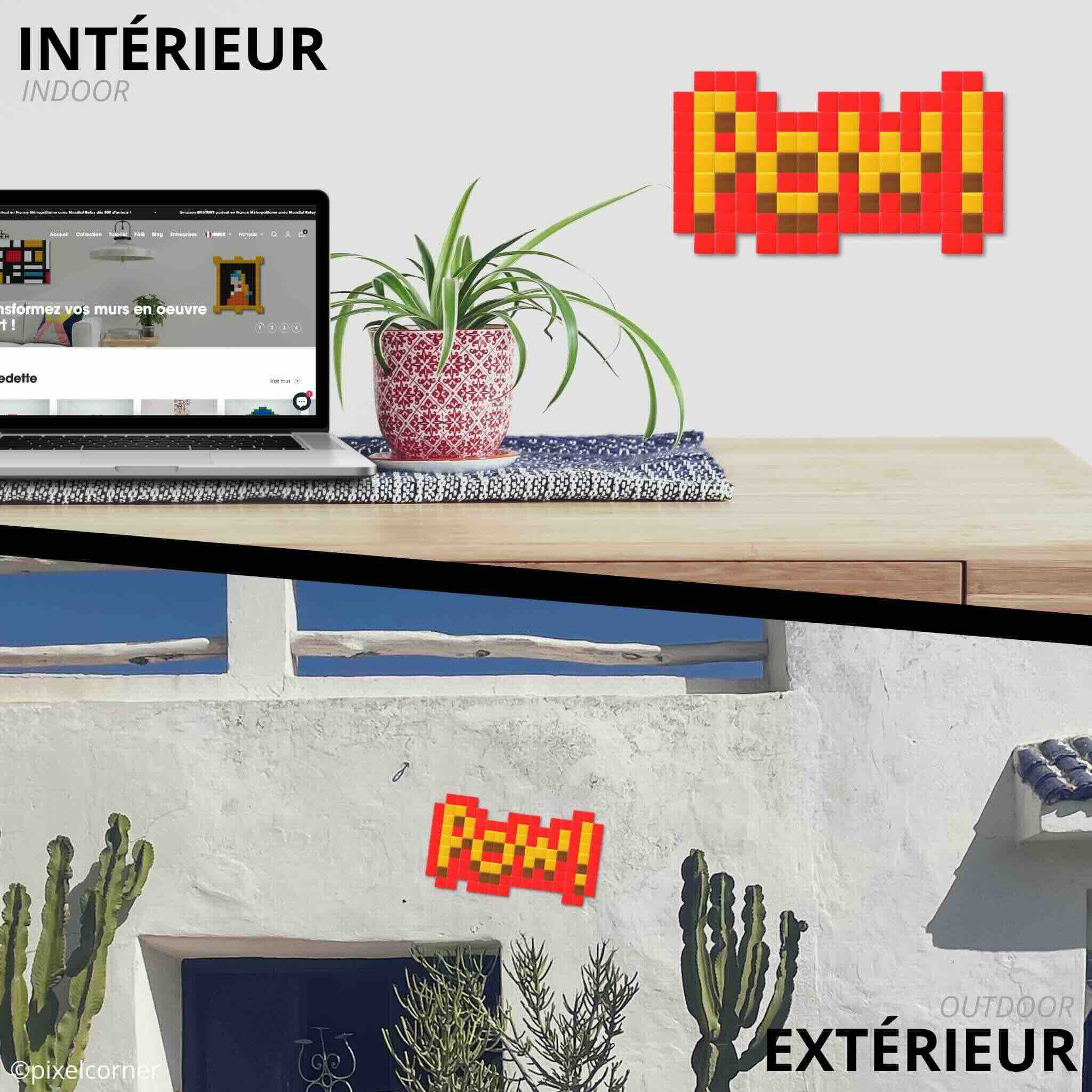 Pixel Art Kit "POW!" par Pixel Corner - Kits de loisirs créatifs