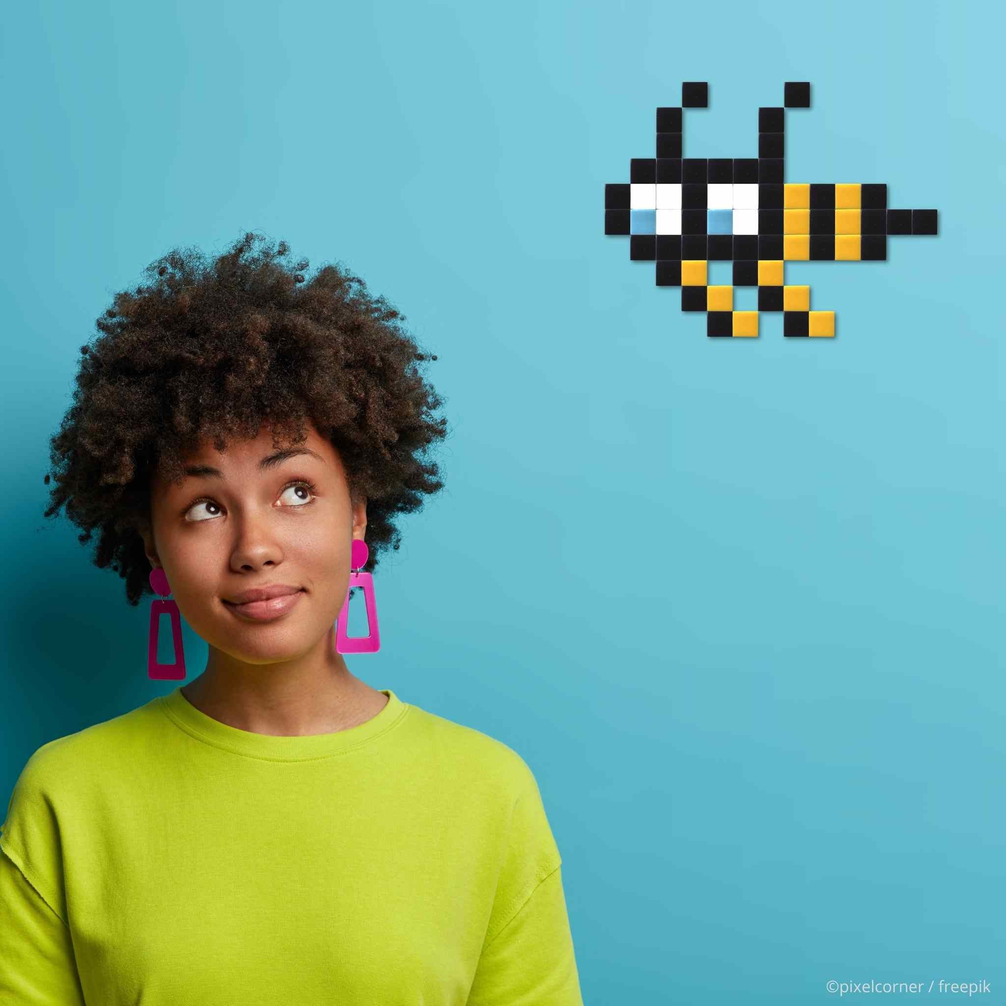 Pixel Art Kit "Space Bzzz" par Pixel Corner - Kits de loisirs créatifs