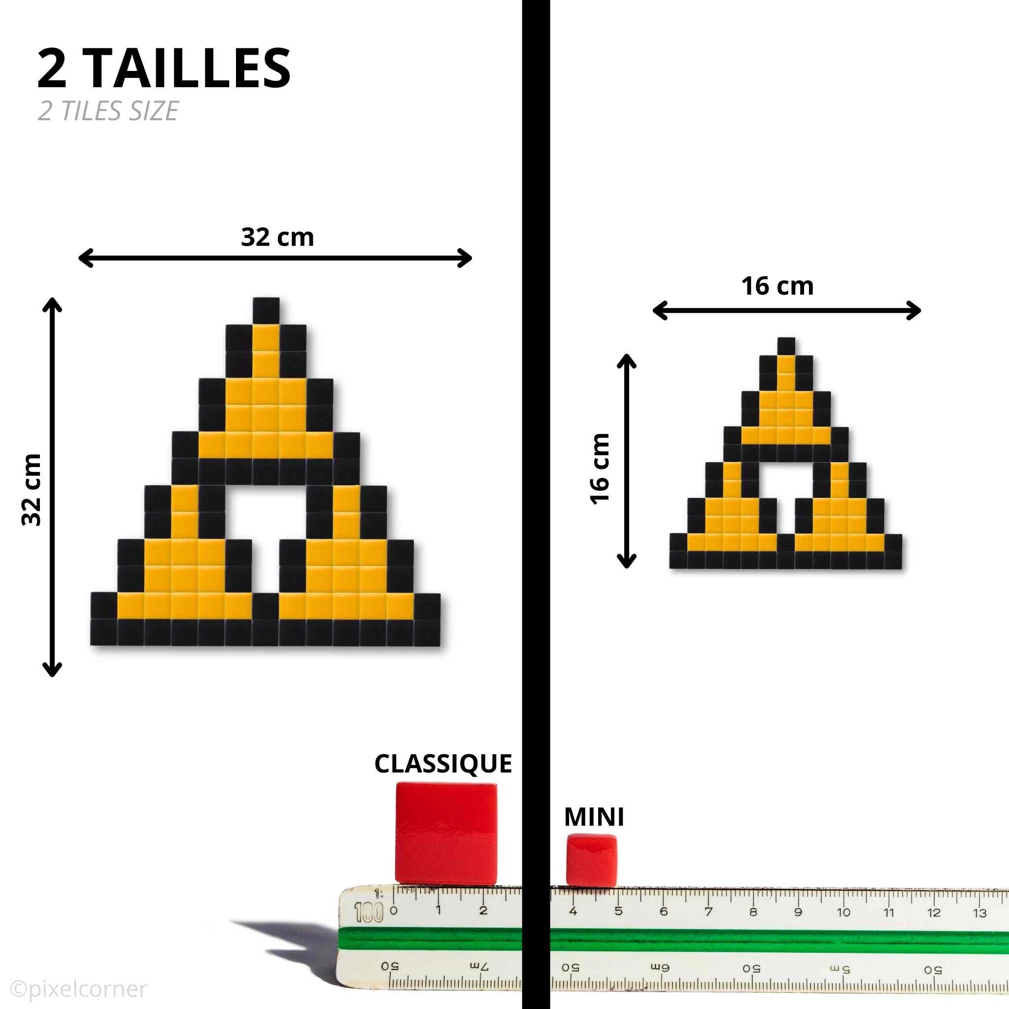Pixel Art Kit "Triple Force" par Pixel Corner - Kits de loisirs créatifs