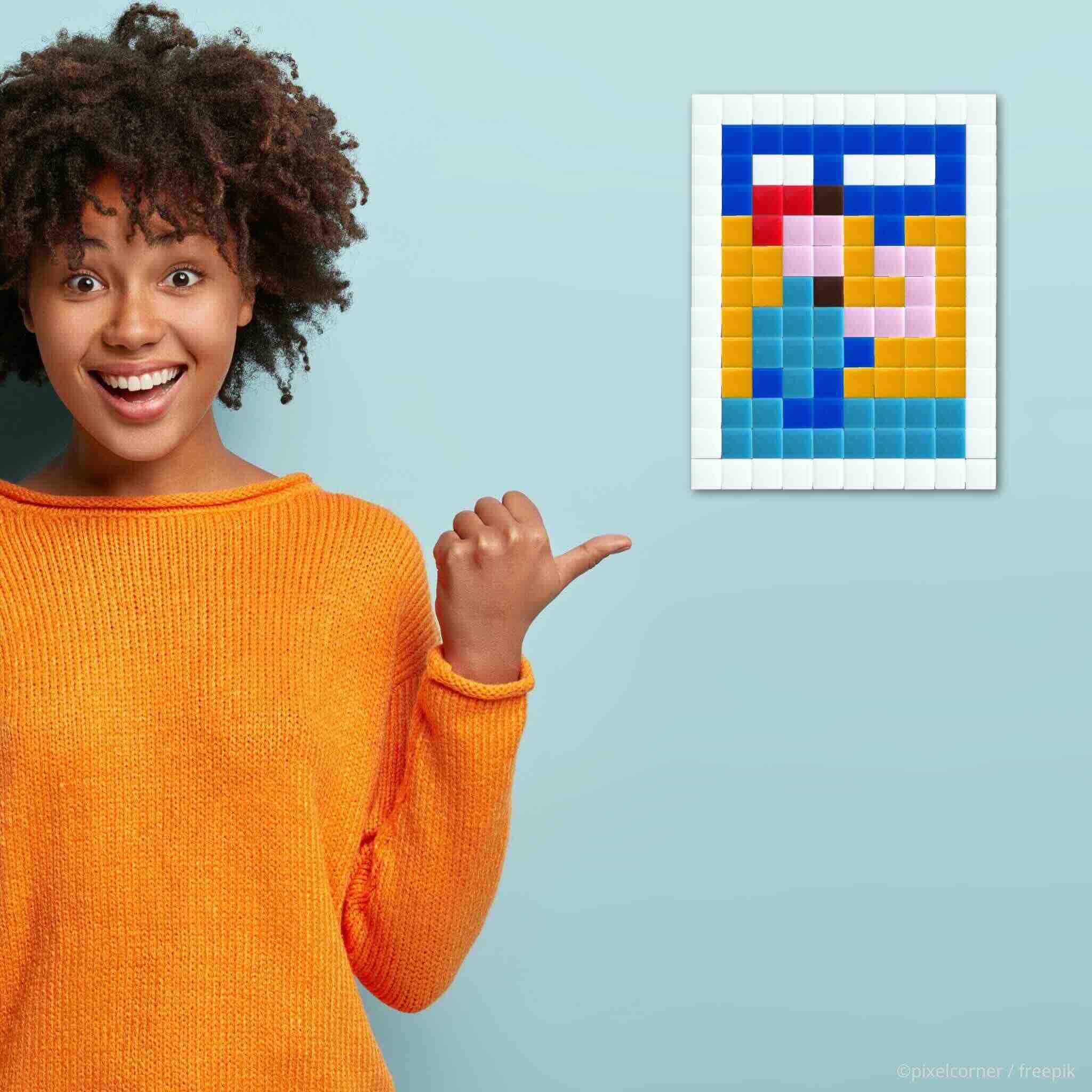 Pixel Art Kit "Women Power" par Pixel Corner - Kits de loisirs créatifs